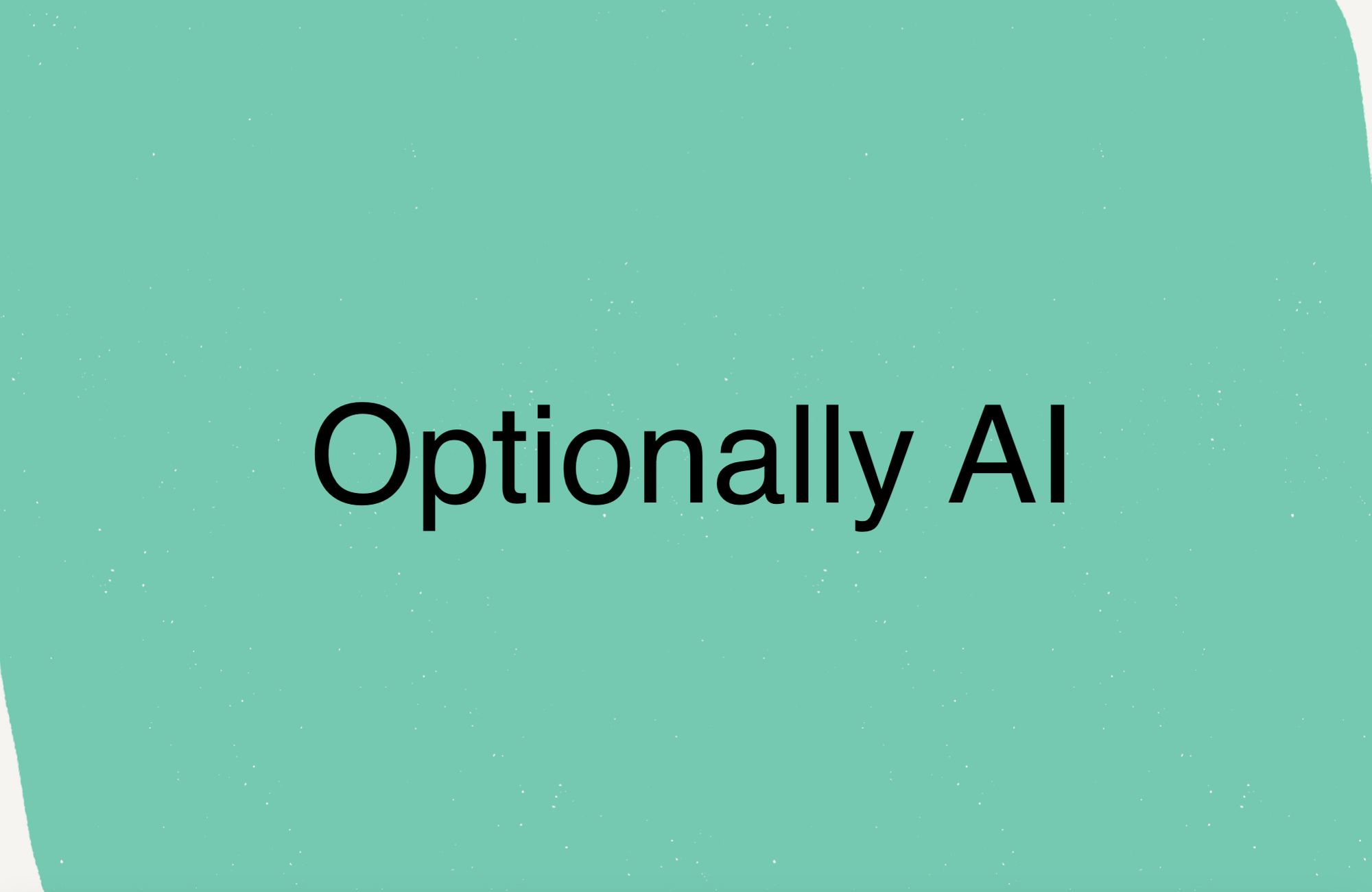 Optionally AI